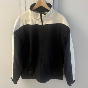 The North Face Men's Black and White Windbreaker